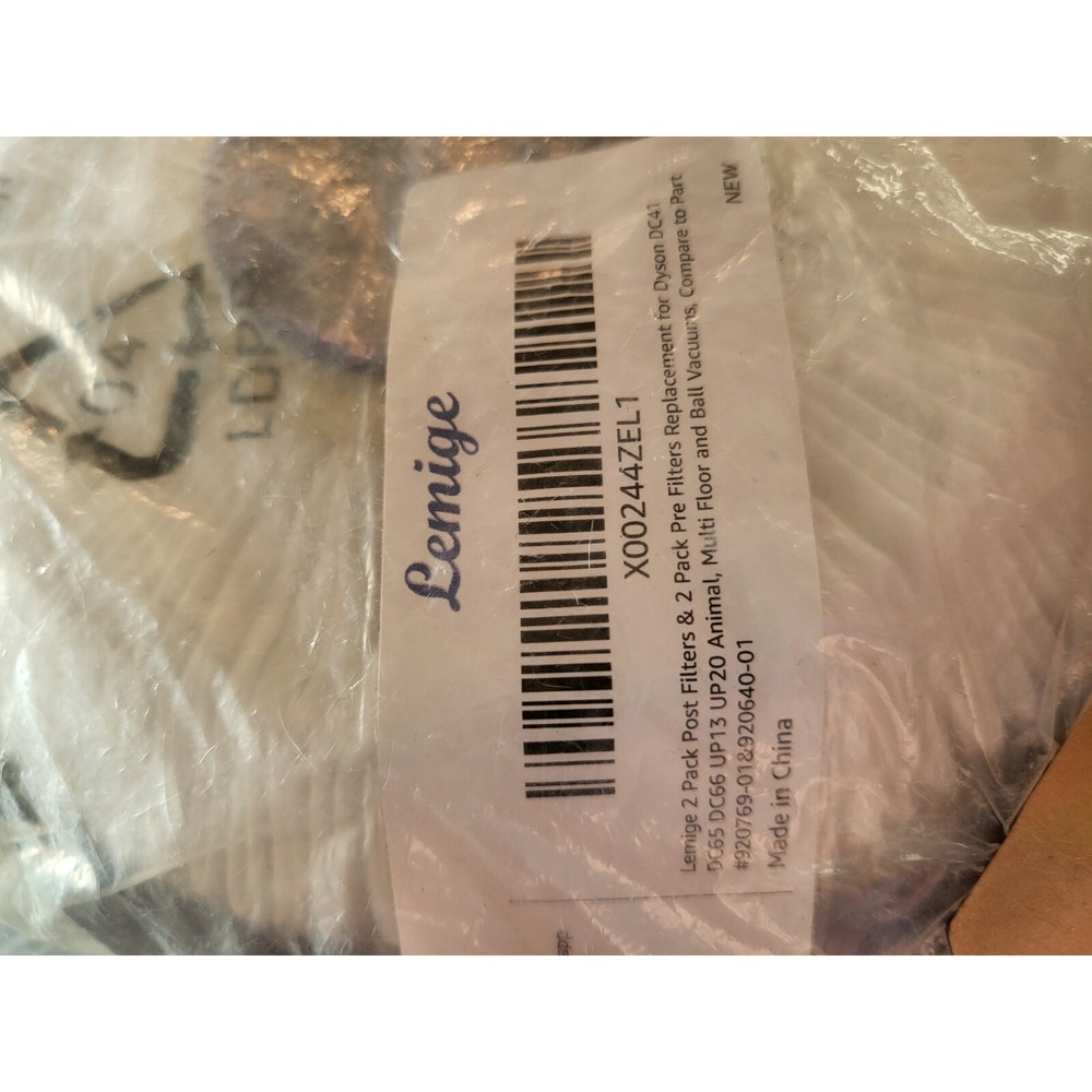 2 Pack Post Filters & 2 Pack Pre Filters for Dyson DC41 DC65 DC66 UP13 UP20 UP30 - Picture 2 of 2